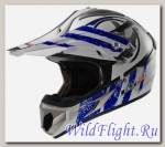 Шлем LS2 MX433 STRIPE White Blue