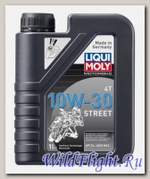 Моторное масло (синтетическое) для мотоциклов STREET 4T 10W-30 (1л) LIQUI MOLY (LIQUI MOLY)