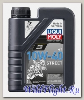 Моторное масло (синтетическое) для мотоциклов Street 4T 10W-40 (1л) LIQUI MOLY (LIQUI MOLY)