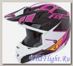 Шлем детский (кроссовый) Fly Racing KINETIC IMPULSE розовый/черный/белый глянцевый (2015)