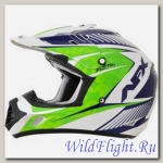 Шлем AFX FX-17 COMP PEARL WHITE/GREEN/BLUE