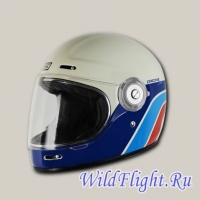 Шлем (интеграл) Origine VEGA Classic белый/синий/красный глянцевый