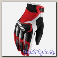 Перчатки THOR YOUTH SPECTRUM RED/BLACK/WHITE