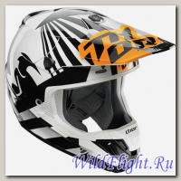 Шлем THOR VERGE DAZZ S7 OFFROAD FLO ORANGE/WHITE