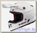 Шлем LS2 MX456 HPFC SINGLE MONO Gloss White