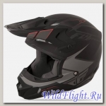 Шлем (кроссовый) Fly Racing KINETIC IMPULSE серый/черный матовый (2015)