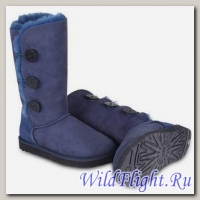 UGG WOMENS BAILEY BUTTON TRIPLET navy 1873