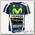 Футболка Valentino rossi VR46 M1 Yamaha motogp реплика