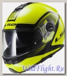 Шлем LS2 FF325 STROBE CIVIK Black Hi-Vis Yellow