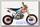 Питбайк KAYO EVOLUTION YX125EM 17/14 KRZ (механ. сцепл., эл. стартер 2019 г.)