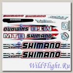 Наклейки набор (23х36) Shimano2