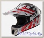 Шлем LS2 MX433 STRIPE White Red