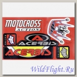 Наклейки набор (16х30) Motocross