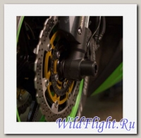 Слайдеры Crazy Iron в ось переднего колеса для Kawasaki ZX-6R ОТ 13 -15