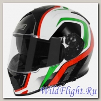 Шлем (интеграл) Origine GT Italia красный/белый/зеленый
