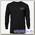 Футболка THOR CORP HENLEY LONG SLEEVE BLACK