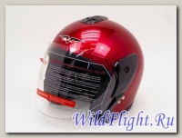 Шлем Vcan Max 617 открытый burgundy