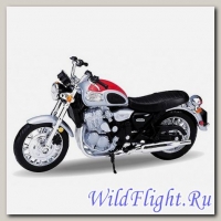 Модель мотоцикла Triumph Thunderbird `02 Silver/Red 1:18