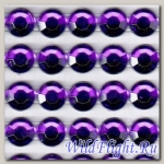 Наклейки набор (20х40) Стразы 8мм purple