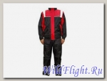 Дождевик мото TANKED TRC20 (штаны+куртка), в мешочке, материал 190T POLY TAFFETA, красный