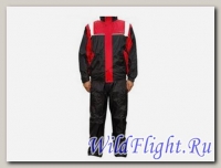 Дождевик мото TANKED TRC20 (штаны+куртка), в мешочке, материал 190T POLY TAFFETA, красный