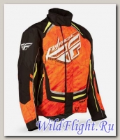 Куртка зимняя ATV/снегоход FLY RACING SNX PRO оранжевая/черная (2015)