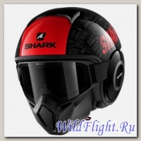 Шлем SHARK Street-Drak black red
