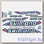 Наклейки набор (19х36) Shimano3