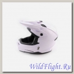 Шлем (кроссовый) Ataki MX801 Solid белый глянцевый