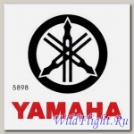 Наклейка эмблема Yamaha (12х12)