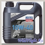 Моторное масло (синтетическое) для мотоциклов 4T Street 10W-40 (4л) LIQUI MOLY (LIQUI MOLY)