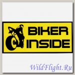 Наклейка Crazy Iron BIKER INSIDE Sport