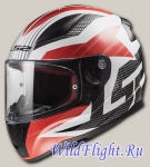 Шлем LS2 FF353 RAPID GRID White Red