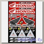 Наклейки набор (28х43) Honda