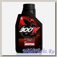 Мотор/масло MOTUL 300V 4T FL road racing, 5W-40, 1 л. (MOTUL)