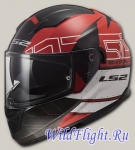 Шлем LS2 FF320 STREAM EVO KUB Black Red