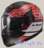 Шлем LS2 FF320 STREAM EVO KUB Black Red